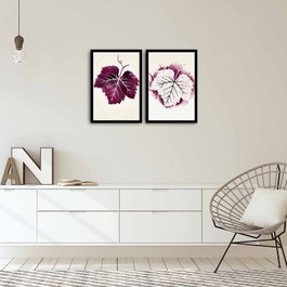 Wallity Cuadro Decorativo Enmarcado 2 Piezas 35 x 50 cm